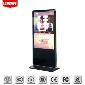 China 32 Inch LCD Floor Standing Digital Signage 1920*1080 Max Resolution on sale