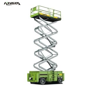 China Diesel Engine Scissor Lift Automatic Platform Height 16m Electric Drive on sale