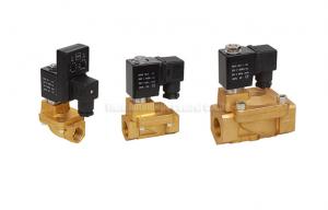 Wholesale PU225 Pilot Operated Solenoid Valve , DC 12V Pneumatic Control Valve from china suppliers