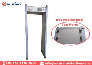 Wholesale 300 Level High Sensitivity Door Frame Metal Detector Multi Detecting Zones IP65 Waterproof from china suppliers