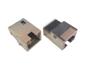 China SMT Jack Low Profile RJ45 Connector 7.7Kg Retention Strength For Network Equipment on sale
