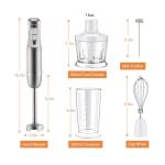 800W DC Motor Multi Purpose Hand Mixer Low Noise Variable Speed Control