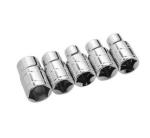 Steel Hexagonal Sleeve Double Imperial Hex Socket Set Auto Repair Tools