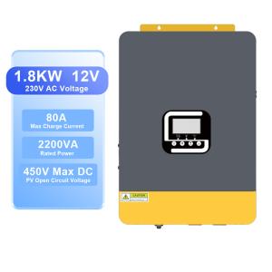 Wholesale 12V 2200VA MPPT Hybrid Solar Inverter Pure Sine Wave from china suppliers