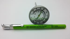 China Portable Analog Pencil Meat Thermometer Professional Calibration With Pen Case on sale