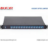 China 19'' Patch Panel Passive Optical DWDM 40CH Single Fiber For 3G 4G 5G Networks for sale