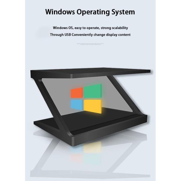 180 Degree 3D Hologram Display 22" Full HD Floating Hologram Box