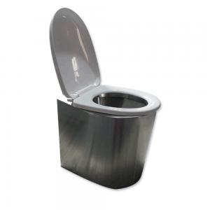 China SS 304 Railway Carriage Interiors 3000ml Stainless Steel Marine Toilet Wire Drawing on sale