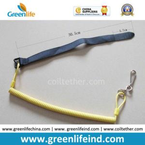 Wholesale Slim Solid Yellow Long Stretchable Tool Coil Safety Belt from china suppliers