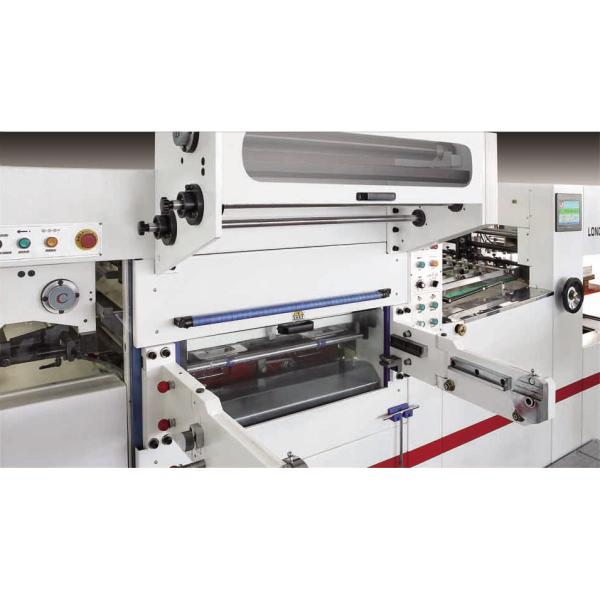 Huge Working Pressure Foil Stamping Embossing Machine , Automatic Heat Embossing Machine