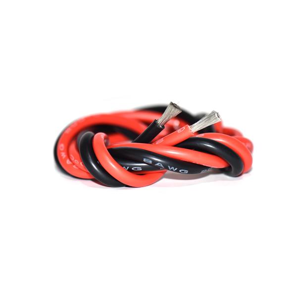 UPS Inverter Silicone Electrical Cable 16AWG 0.08mm Tin Plated Copper 600V