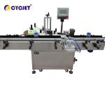 Automatic Mechanical Sticker Labeling Machine Horizontal Round Bottle Labeling