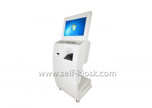 China Guest Friendly Hotel Self Check In Kiosk Custom Color With Passport Scanner on sale