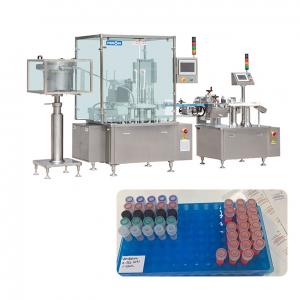 China TUV Automatic Test Tube Filling Capping Machine 80BPM on sale