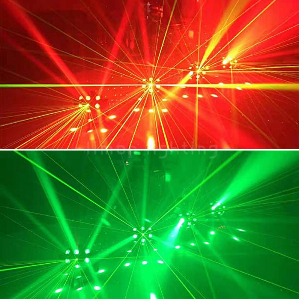 China Hot Sale Product 18PCS LED Beam Red Green Laser phantoms Moving Head Lights