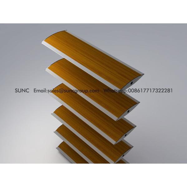 Bamboo Weather Proof Louver Thickness 1.0~3.0mm Polyester Coating Anodization