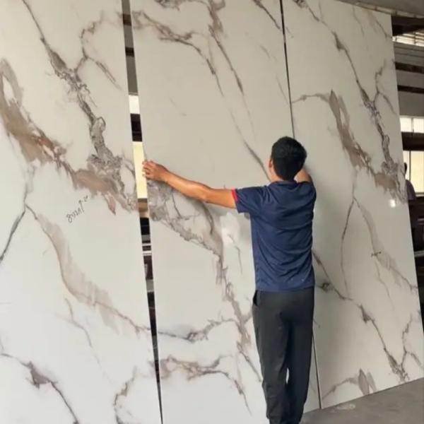 Quality Marble Bamboo Charcoal Board Veneer Fiber Wall Panel Perfect for Home Decoration Designs for sale