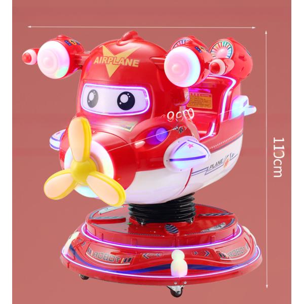 Cartoon Coin Operated Kiddie Ride Machine Easy To Operate And Handle