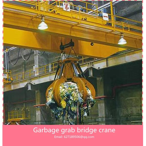 Power plant grab crane, 16t double beam crane, grab crane, double beam truss, crane manufacturer customized, electric ho