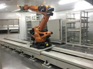 Wholesale How To Track A Conveyor Belt In Robot Moving Rail With Seventh Axis from china suppliers