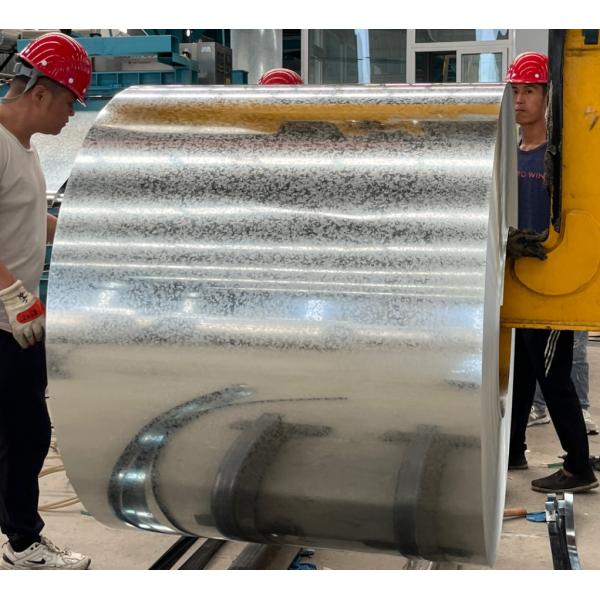Big Spangle Galvanized Steel Sheet And Coils Zinc 120g Unoiled Chromated JIS G3302 SGCC