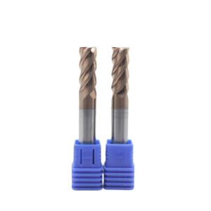 China 10mm Cut Diameter 4flutes Milling Cutter For Alloy Steel Hardened Steel 45-65HRC ALTiN TiSiN Coating For Customization on sale