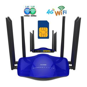 China ODM Dual Band 1200mbps 5.8G 2.4GHz Wireless CPE TTL IMEI Change Unlock 4g Lte Wifi Router For Sim Card Provider on sale