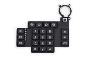 Wholesale Dependable Elastomer Keypads Screen Printing for Long-lasting Performance Silicone Rubber Keypads (VTRK00152) from china suppliers