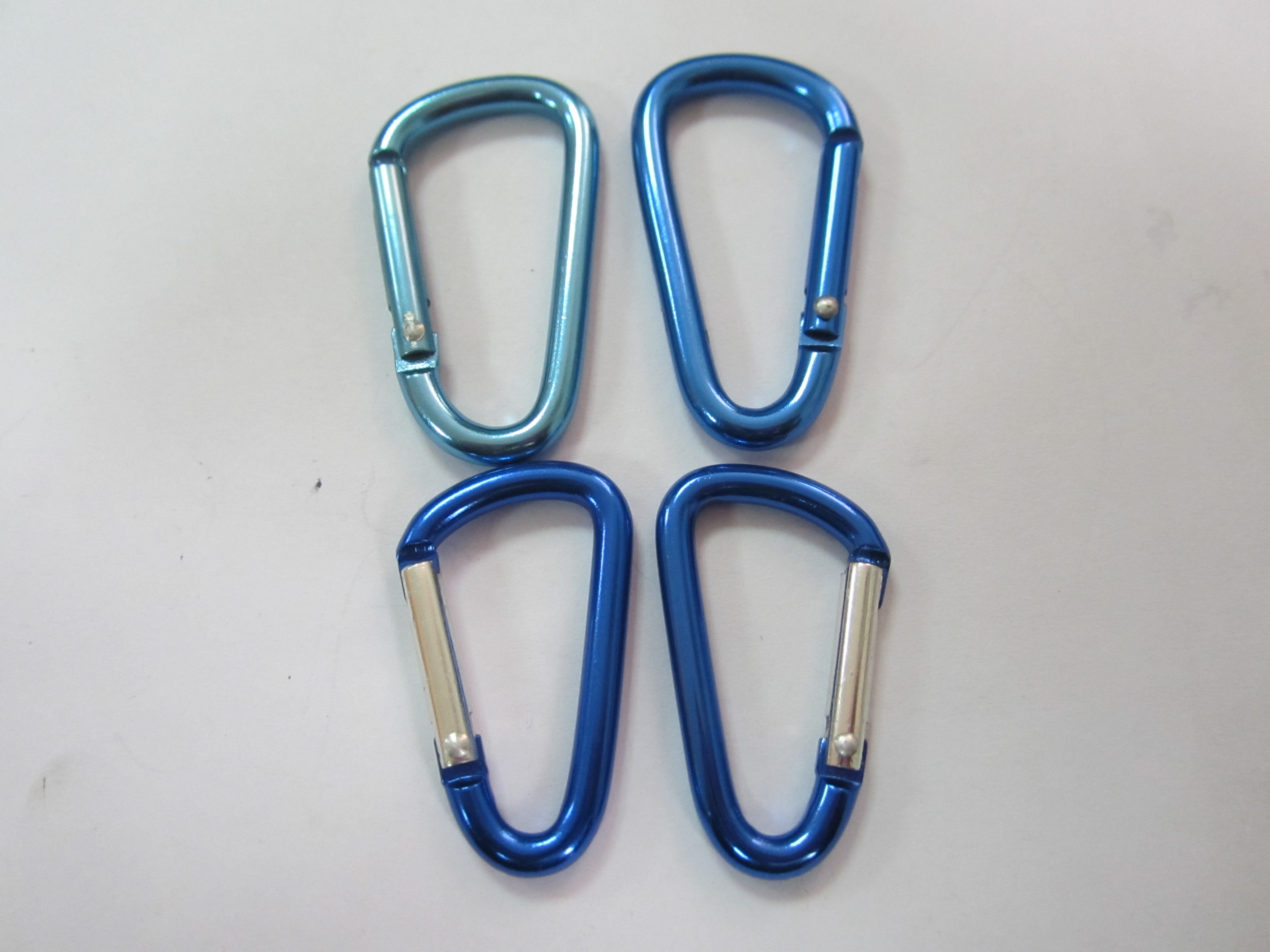 mini carabiner D shape, climbing carabiner keychain, swivel carabiner hook