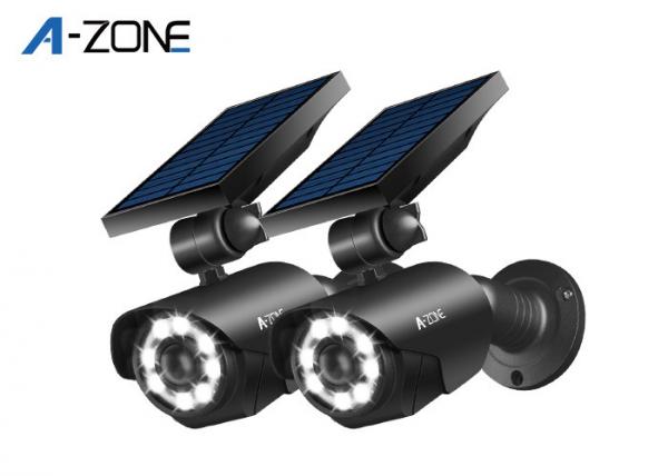 Quality Black Color Solar Led Motion Sensor Light PIR Led Street Light 120° Detection Angle for sale