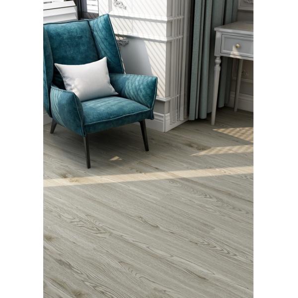 5mm SPC Flooring For Bathroom Cloudy Gray Oak Stone Composite Click GKBM SY-W3005