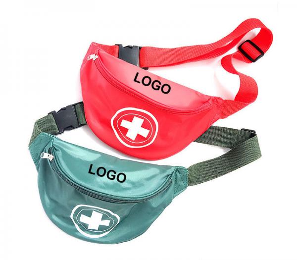 Quality Travel marathon outdoor sports bag 25*15*7cm red green logo customized for sale
