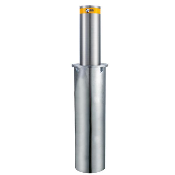 Quality SS304 Semi Automatic Bollards 220V With Reflective Warning Tape for sale