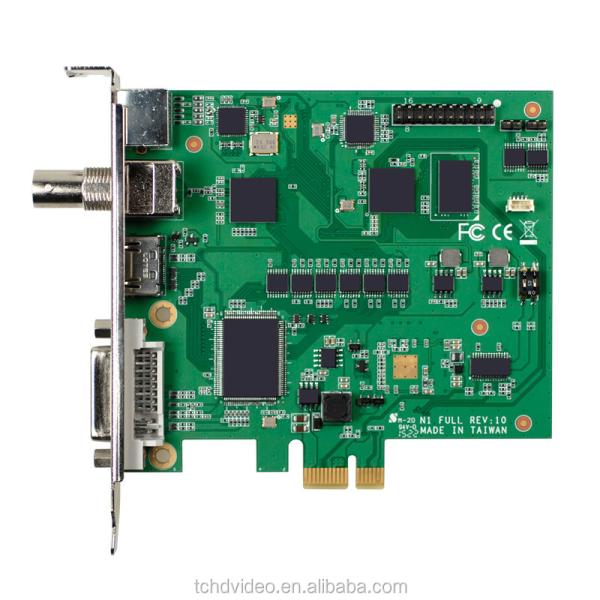 Quality 1channel Video Capture Card with SDI/DVI/CVBS Input 1080P60 for PCIE SDK Support for sale