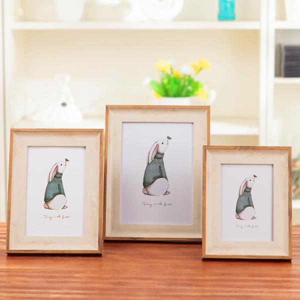 American Style Custom Photo Frame , 7 Color Wooden Wedding Picture Frames