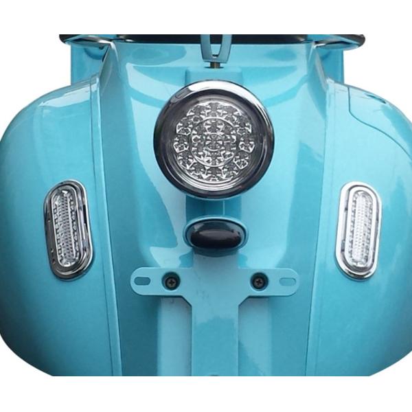 Steel Frame 2000W Adult Electric Motorcycle Scooter 45KM/h 60V Lithium Battery