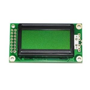 Wholesale 8X2 Dots Stn COB Yellow-Green Positive Transflective Character LCD Module from china suppliers
