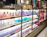 18mm Thickness Retail Shop Cosmetic Display Shelves Wall Storage Design