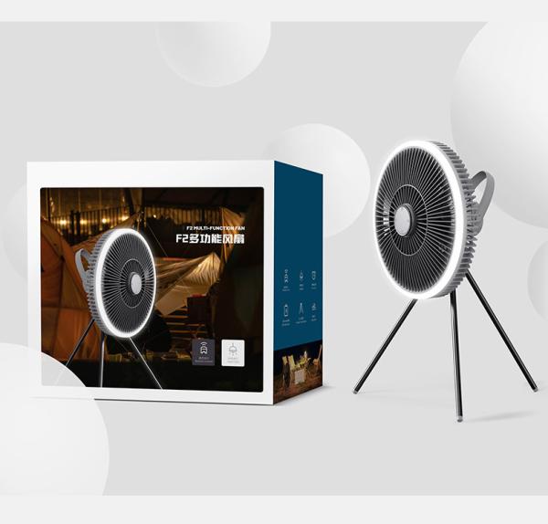 Quality Fixed 5W Tripod Floor Fan Remote Control Led Light Usb Port Fan for sale