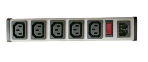 UL C-UL list IEC 5Jacks 15A Overload Protector Outlets Power Strip