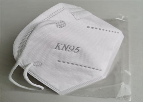 Single Headband FFP2 Face Mask Spunbond Fabric Ffp2 Dust Mask Grey