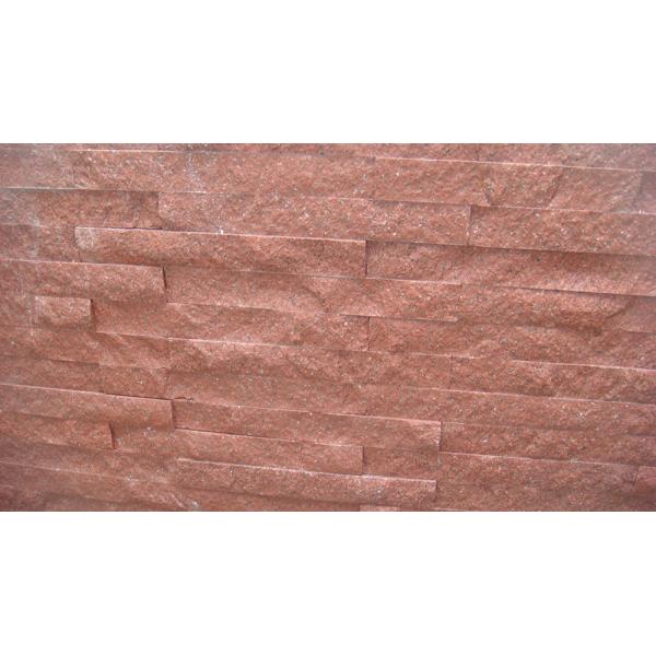 Red Color Rough Granite Kitchen Countertop Floor Tiles 50x50 Slab 2.73 g/cm3