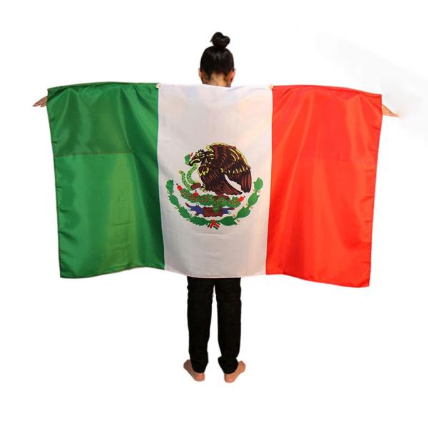 Sport Polyester Palestine Flag Cape Custom Design Logo With Sleeve