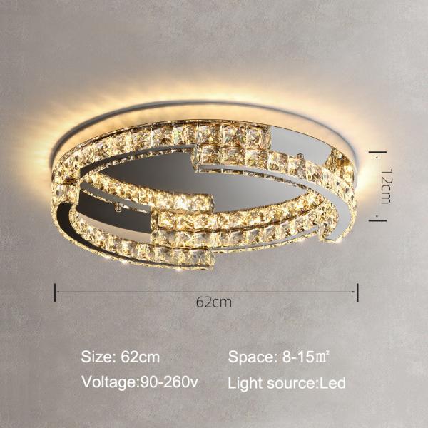 Luxury Crystal Ceiling Lamp Suitable for Living Room Bar Bedroom Ceiling Lamp(WH-CA-102)