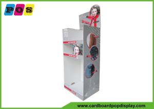 China Portable Floor Cardboard Display Stands For Hair Dryer And Hair Straightener on sale