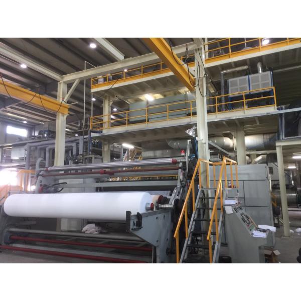 Iso 1.6-4.2m PP Spunbond Nonwoven Fabric Machine With Two Years Warranty