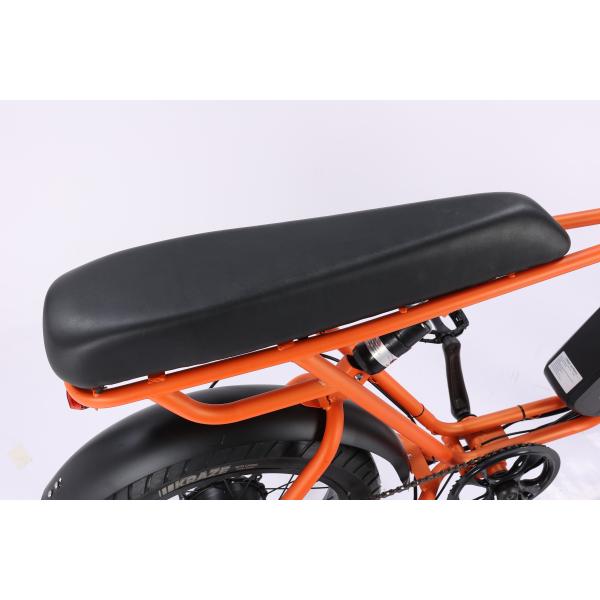 7 Speed 20 Inch Fat Tire Electric Hybrid Bike Full Suspension 250W 48V 15Ah Battery