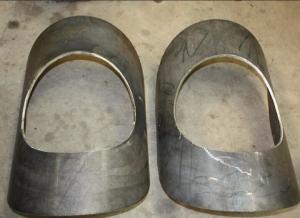 China Carbon Steel Pipe Fitting R Pad 45 STD-SCH20 ASTM A516 Gr. 70  24x12 Pipe Fitting on sale