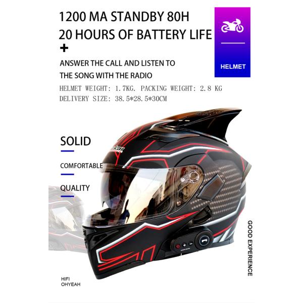 Bluetooth Motorcycle Helmet Helmet Road Motorcycle Helmet Electric Bicycle Floating Helmet