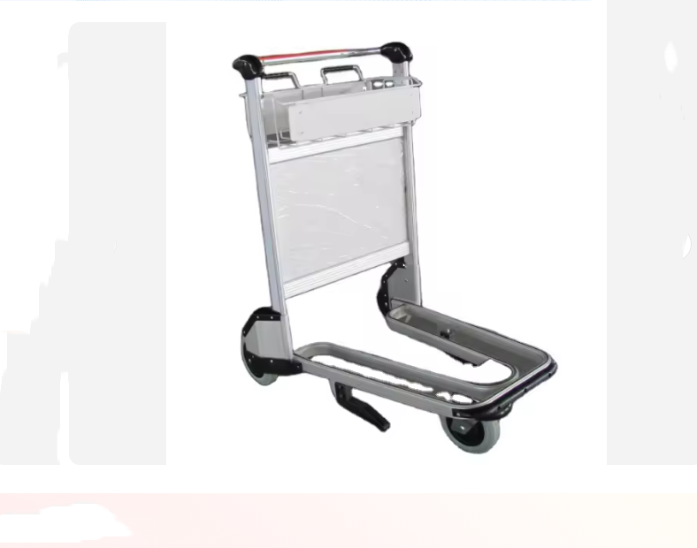 Wholesale 3 Wheel Aluminum Alloy Luggage Truck Platform Airport Luggage Trolley Airline Baggage Carts from china suppliers
